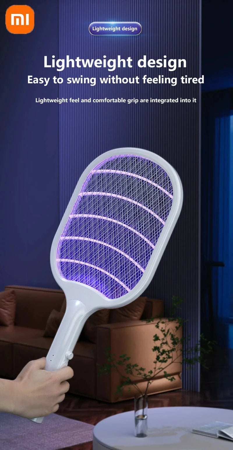 Cadeau showroom anti moustiques Blanc Anti-Moustiques 2 en 1 Rechargeable