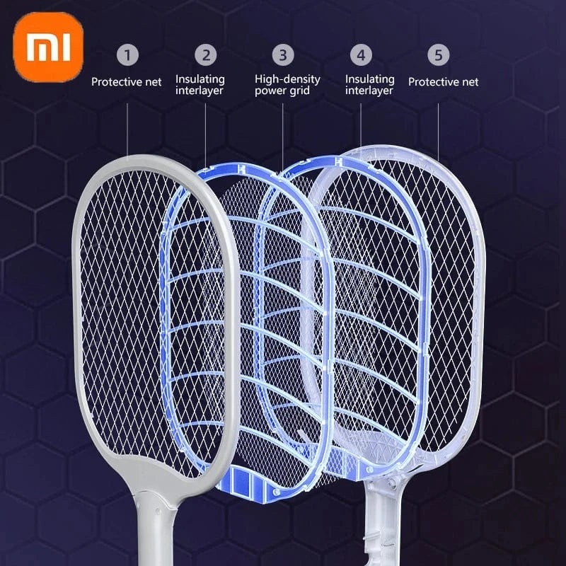 Cadeau showroom anti moustiques Blanc Anti-Moustiques 2 en 1 Rechargeable
