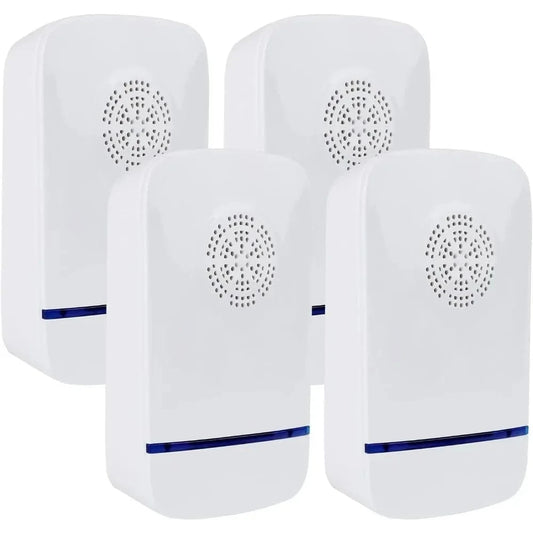 Cadeau showroom anti moustiques Blanc x 4PCS Lot de 4 répulsifs ultrasoniques anti-moustiques