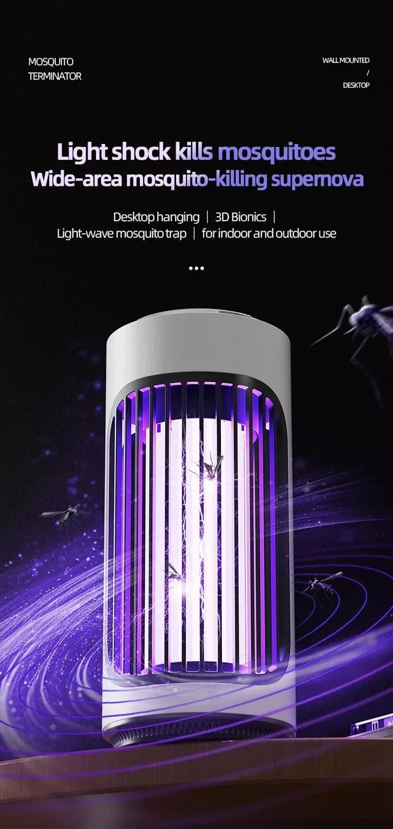 Cadeau showroom anti moustiques Lampe anti-moustiques piège à insectes