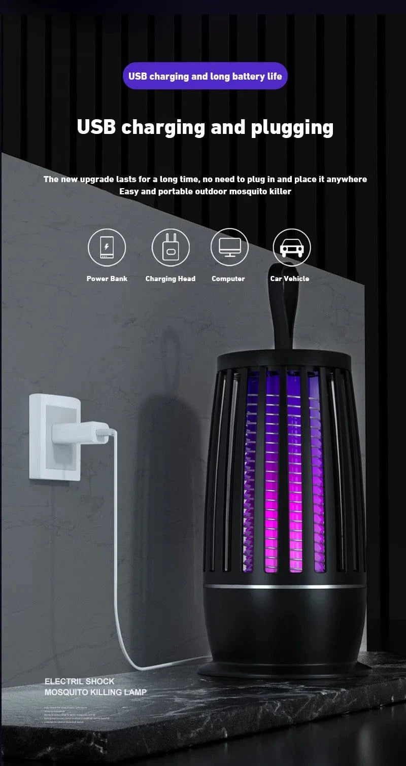 Cadeau showroom anti moustiques Lampe anti-moustiques silencieuse et puissante