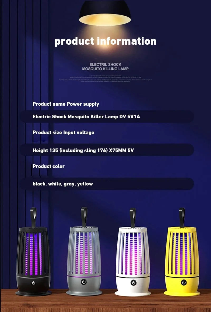Cadeau showroom anti moustiques Lampe anti-moustiques silencieuse et puissante