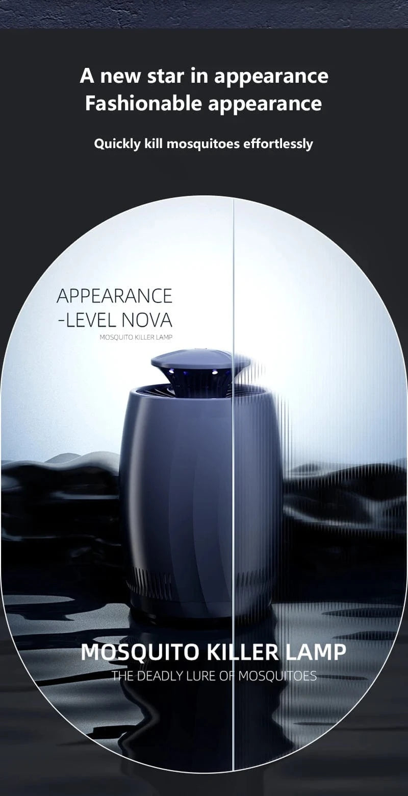Cadeau showroom anti moustiques Lampe anti-moustiques silencieuse et rechargeable