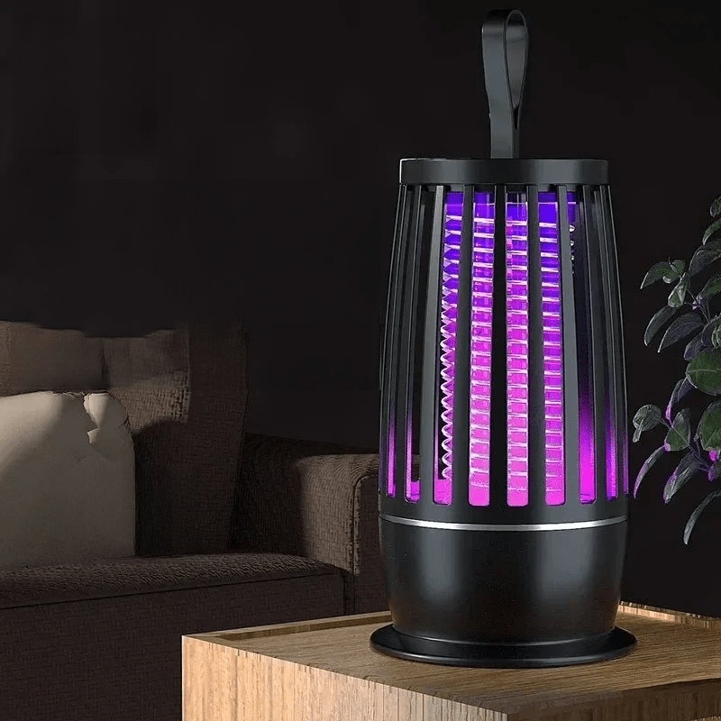 Cadeau showroom anti moustiques Noir Lampe anti-moustiques silencieuse et puissante