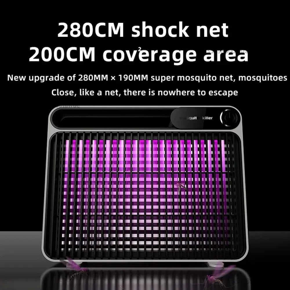 Cadeau showroom anti moustiques Noir rechargeable Lampe anti-moustiques 1500 V rechargeable