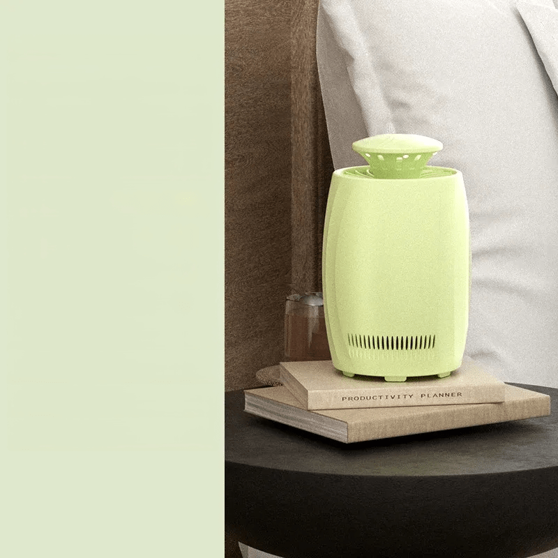 Cadeau showroom anti moustiques Vert Lampe anti-moustiques silencieuse et rechargeable