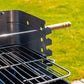Cadeau showroom barbecue Argent Barbecue au charbon sur roulettes 53x33,5 cm