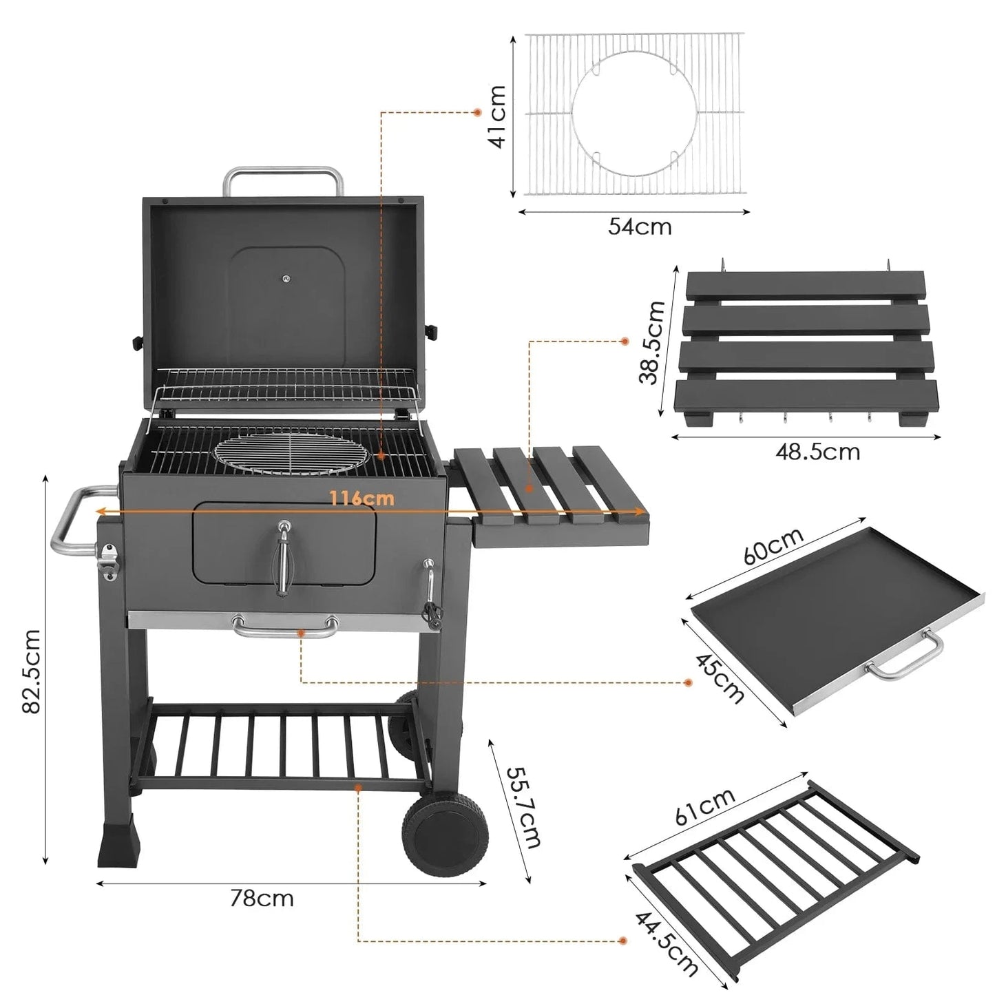 Cadeau showroom barbecue Barbecue de camping pour 5 à 10 personnes