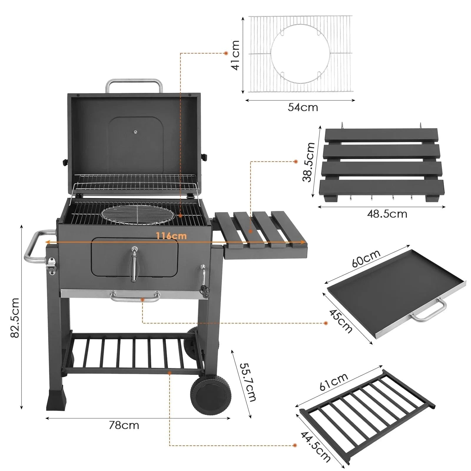 Cadeau showroom barbecue Barbecue de camping pour 5 à 10 personnes
