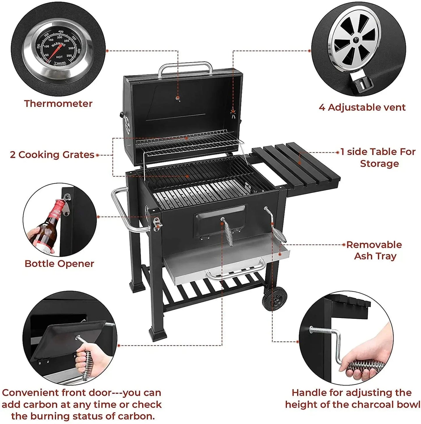 Cadeau showroom barbecue Barbecue de camping pour 5 à 10 personnes