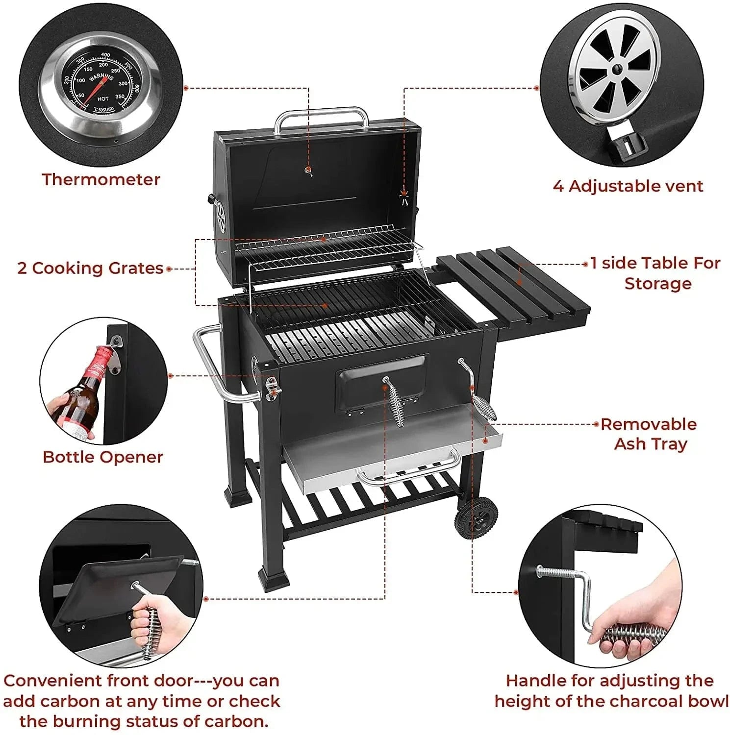 Cadeau showroom barbecue Barbecue de camping pour 5 à 10 personnes