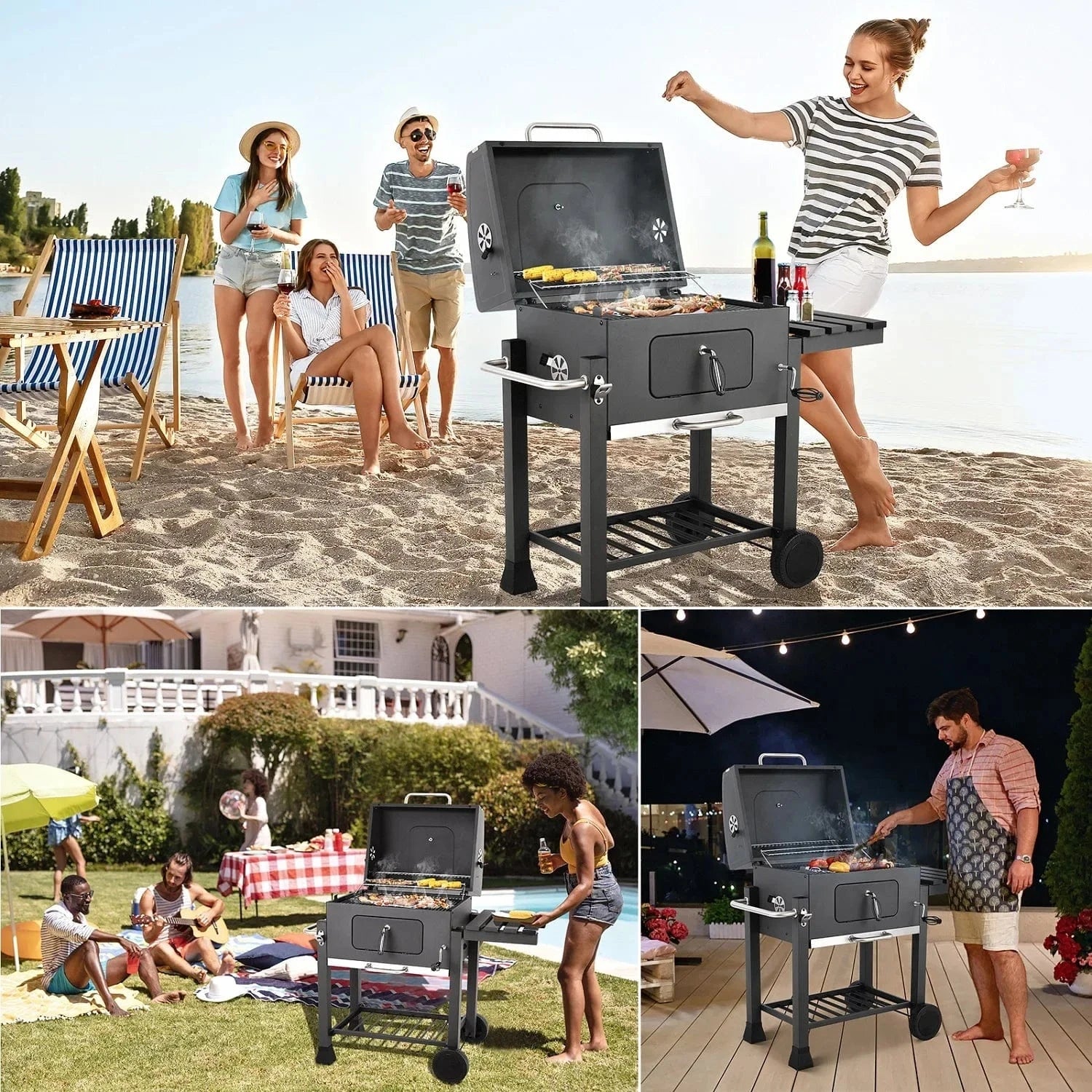 Cadeau showroom barbecue Barbecue de camping pour 5 à 10 personnes