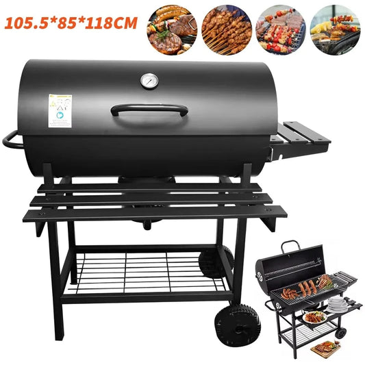 Cadeau showroom barbecue Noir Barbecue à charbon de bois d'extérieur