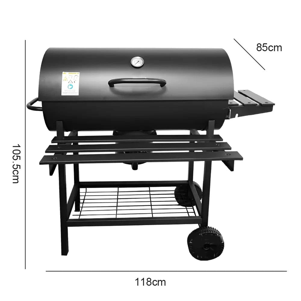 Cadeau showroom barbecue Noir Barbecue à charbon de bois d'extérieur