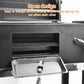 Cadeau showroom barbecue Noir Barbecue à roulettes pour camping en plein air
