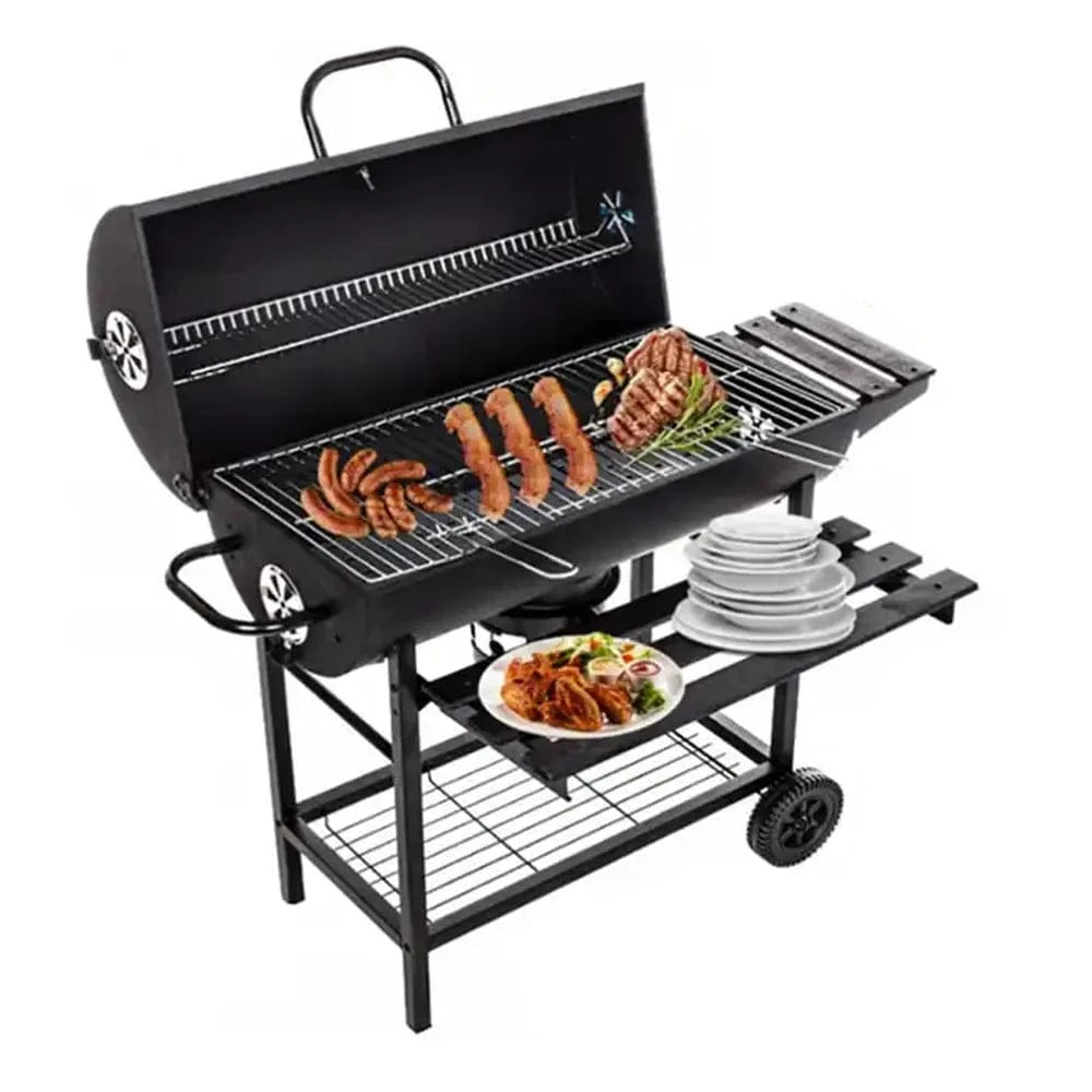 Cadeau showroom barbecue Noir Barbecue grill pour camping pique-nique