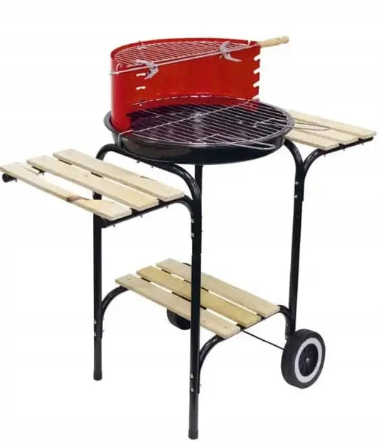 Cadeau showroom barbecue Noir Barbecue rond à charbon de bois 40 cm