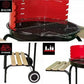 Cadeau showroom barbecue Noir Barbecue rond à charbon de bois 40 cm