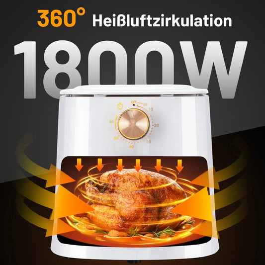Cadeau showroom Blanc Friteuse air fryer