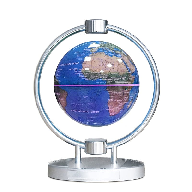 Cadeau showroom Bleu marine Globe de carte flottante magnétique