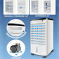 Cadeau showroom climatiseurs Blanc Climatiseur silencieux, compact, ultra pratique