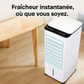 Cadeau showroom climatiseurs Blanc Climatiseur silencieux, compact, ultra pratique