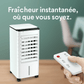 Cadeau showroom climatiseurs Blanc Climatiseur silencieux, compact, ultra pratique