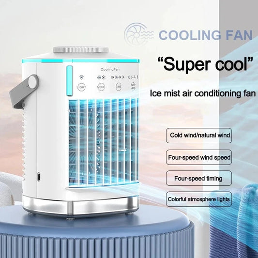 Cadeau showroom climatiseurs Blanc Petit climatiseur électrique avec eau et glace