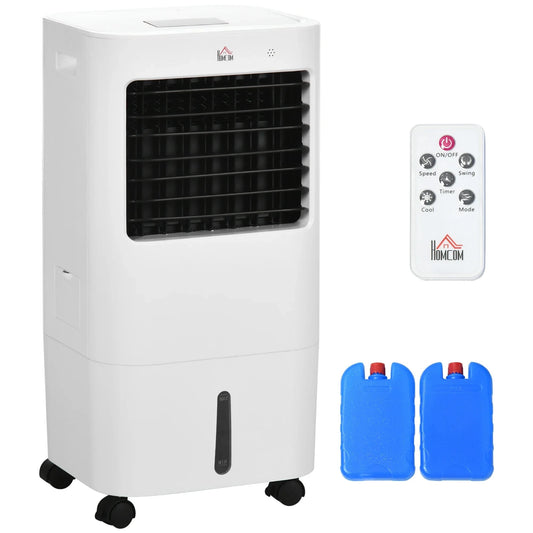 Cadeau showroom climatiseurs Blanc Refroidisseur d'air portable 15 L HOMCOM