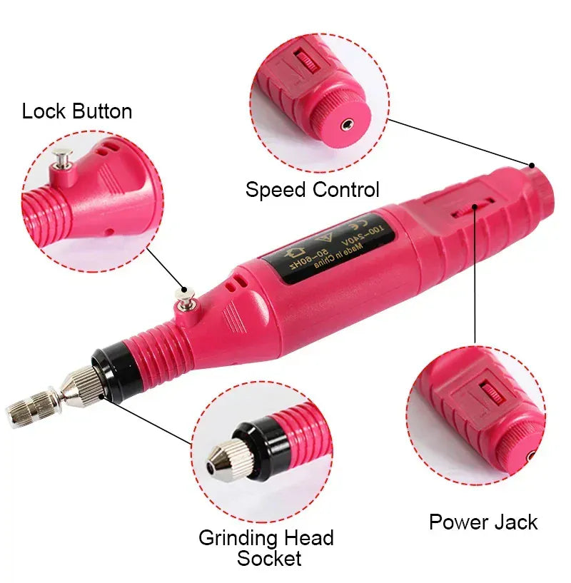 Cadeau showroom Coffret manucure gel avec lampe UV et accessoires