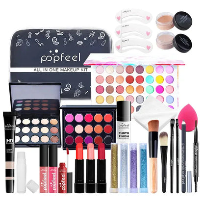 Cadeau showroom Coffret maquillage complet pour femme – visage et yeux