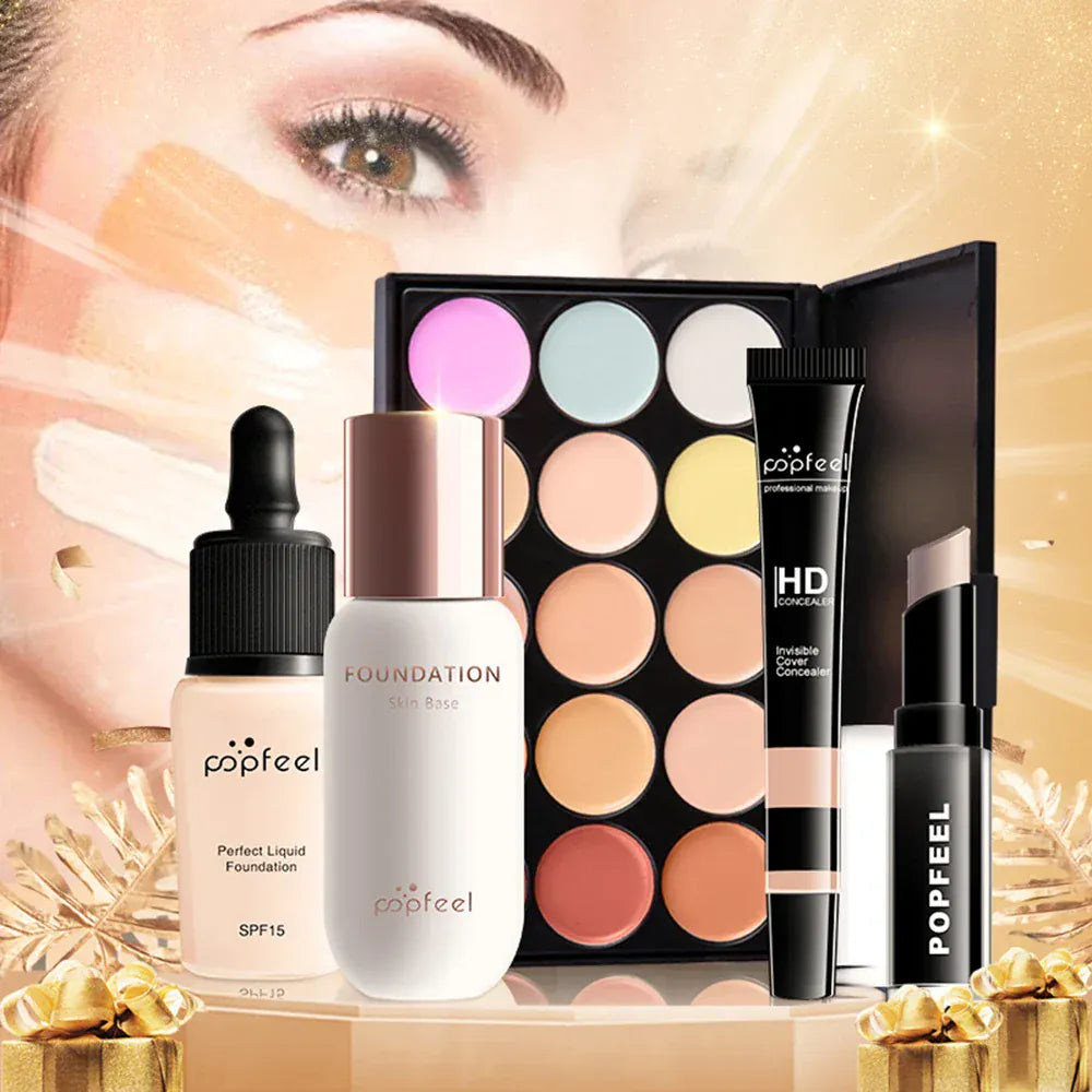 Cadeau showroom Coffret maquillage complet pour femme – visage et yeux