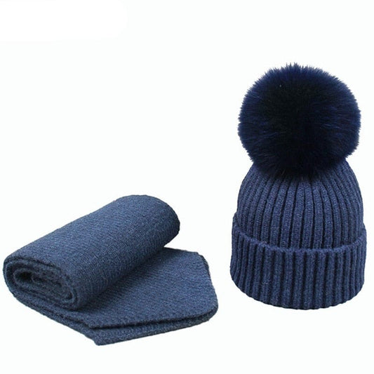 Cadeau showroom Ensemble de chapeaux et écharpe d'hiver