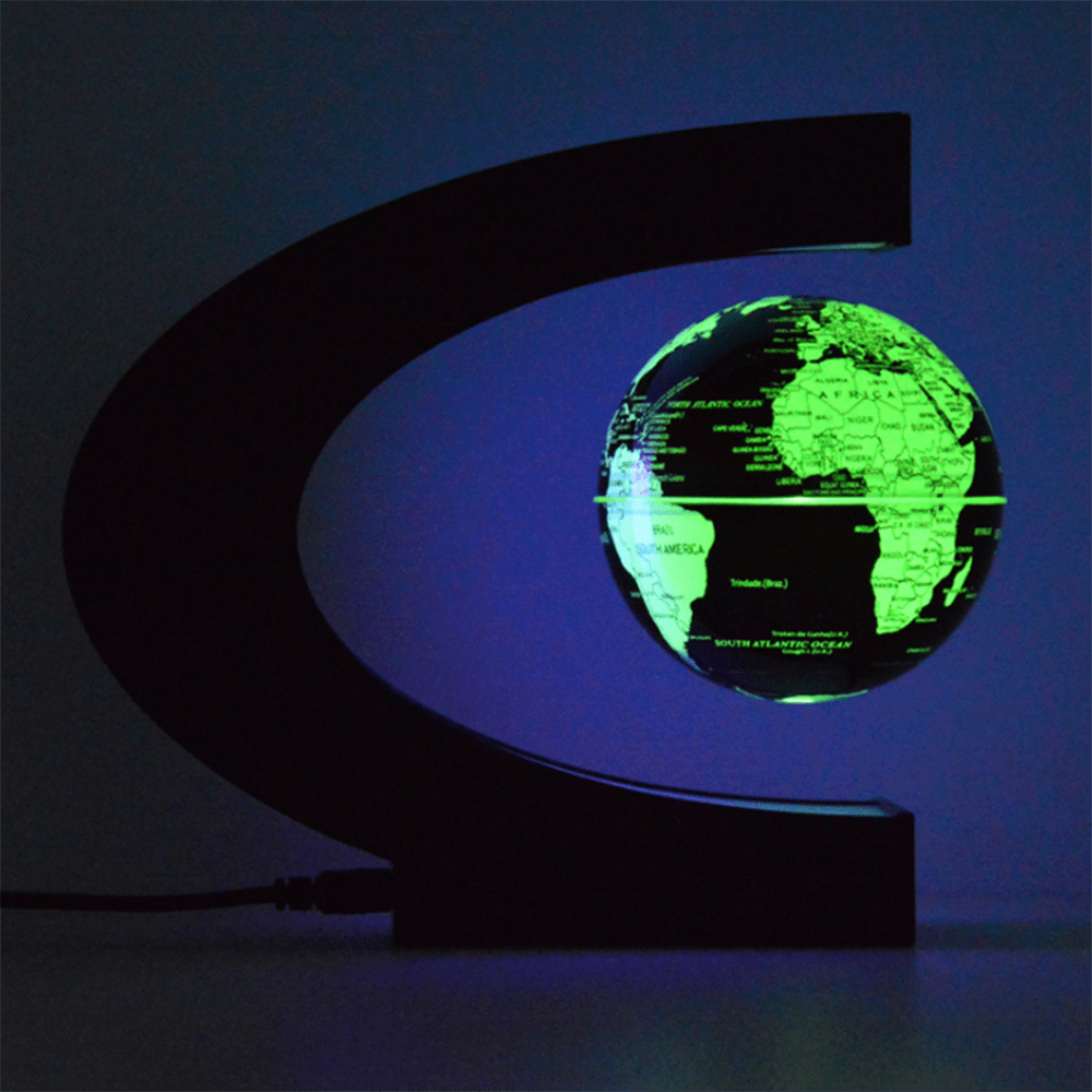 Cadeau showroom Globe 3D à lévitation magnétique