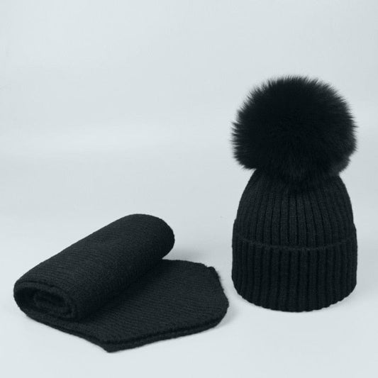 Cadeau showroom I Ensemble de chapeaux et écharpe d'hiver