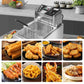 Cadeau showroom Inox 6L Friteuse électrique en acier inoxydable