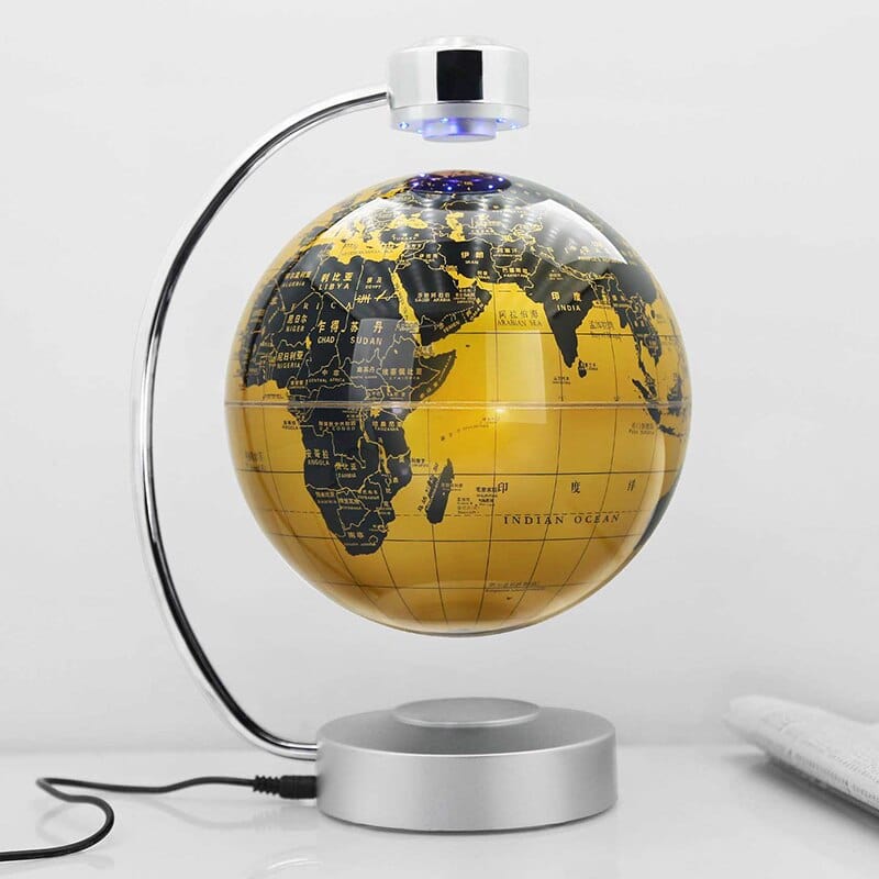 Cadeau showroom Jaune Lampe de bureau intelligente en forme d'ellipse