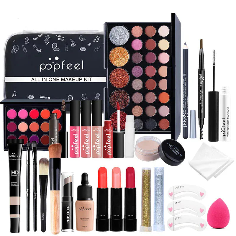 Cadeau showroom KIT004 Coffret maquillage complet pour femme – visage et yeux