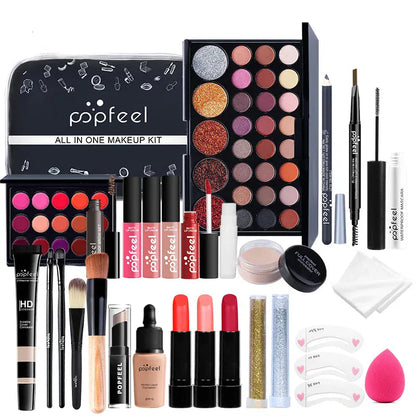 Cadeau showroom KIT004 Coffret maquillage complet pour femme – visage et yeux