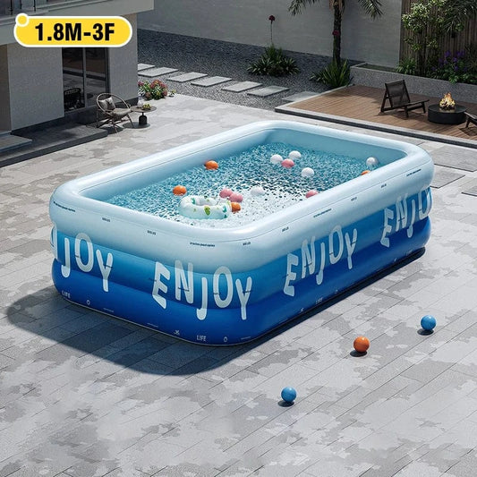 Cadeau showroom piscine gonflable 1.8M Grande piscine gonflable 1,8M