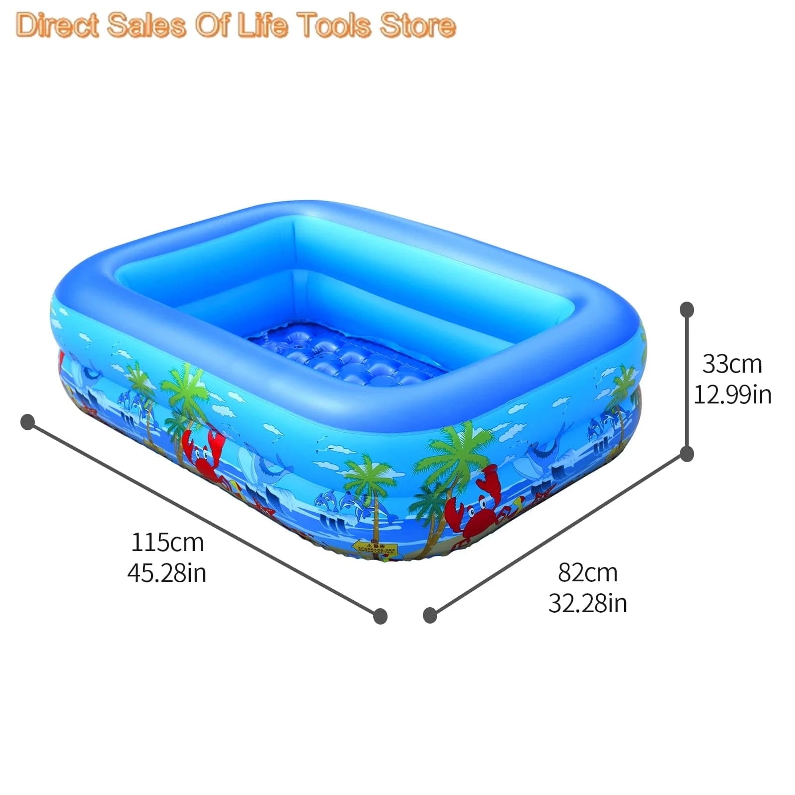 Cadeau showroom piscine gonflable 120cm Piscine gonflable en PVC 120 cm