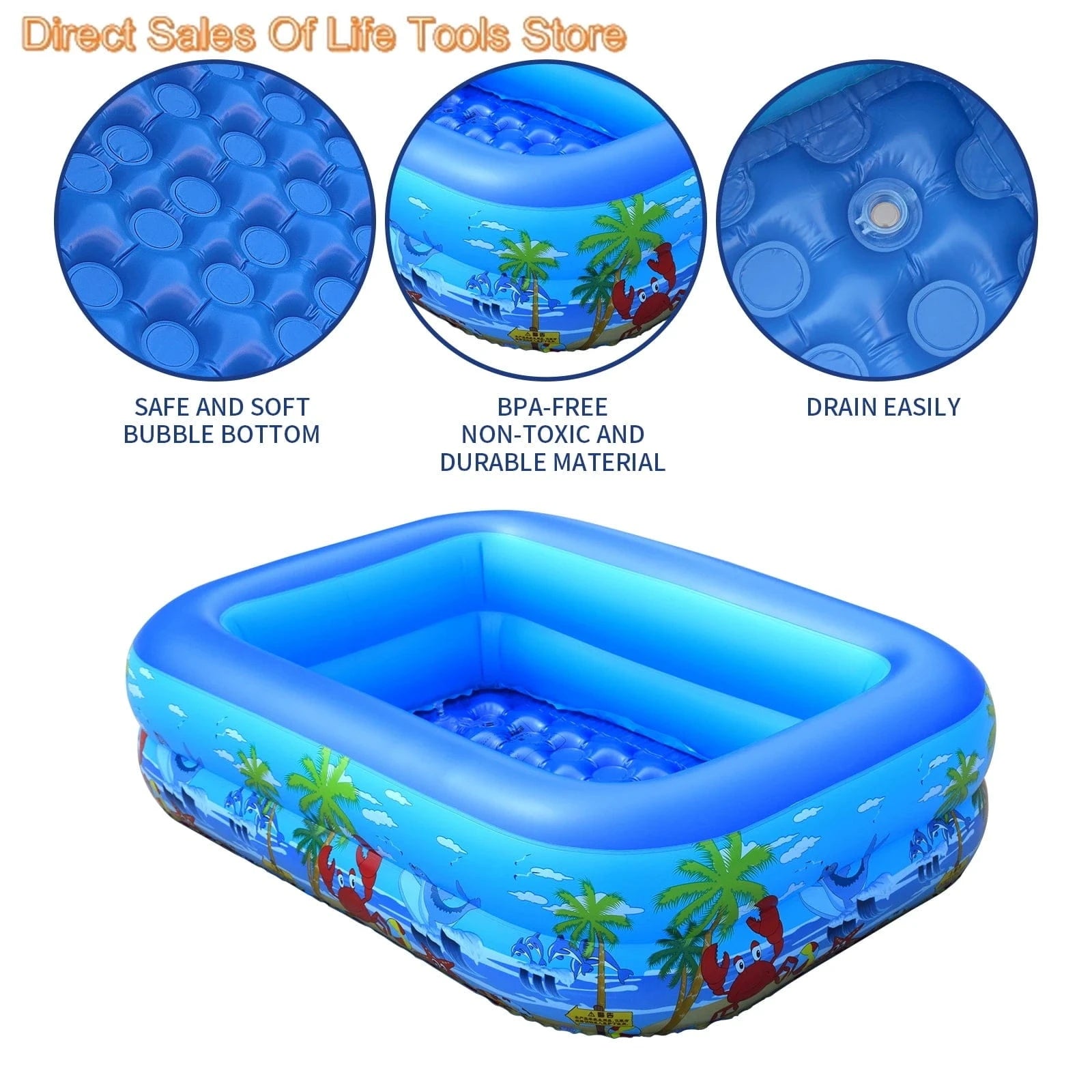 Cadeau showroom piscine gonflable 120cm Piscine gonflable en PVC 120 cm