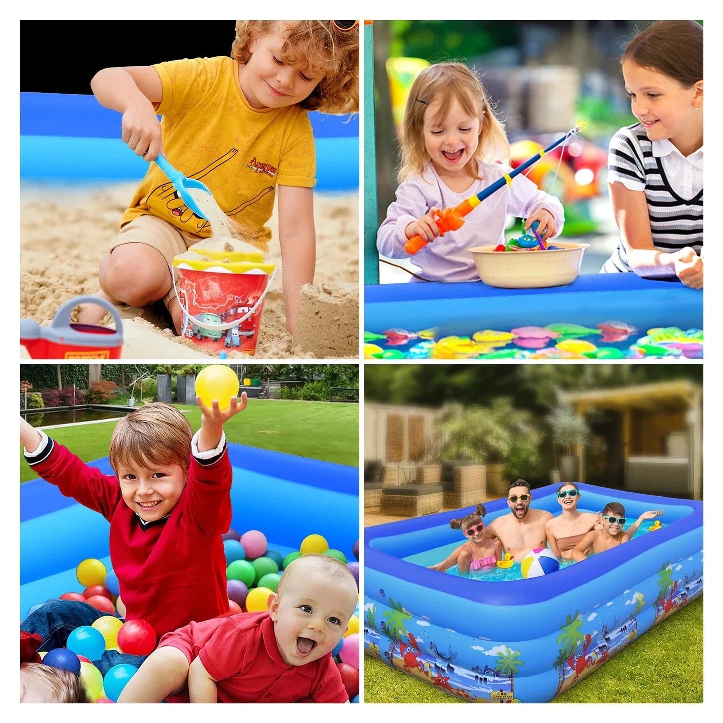Cadeau showroom piscine gonflable 120cm Piscine gonflable en PVC 120 cm