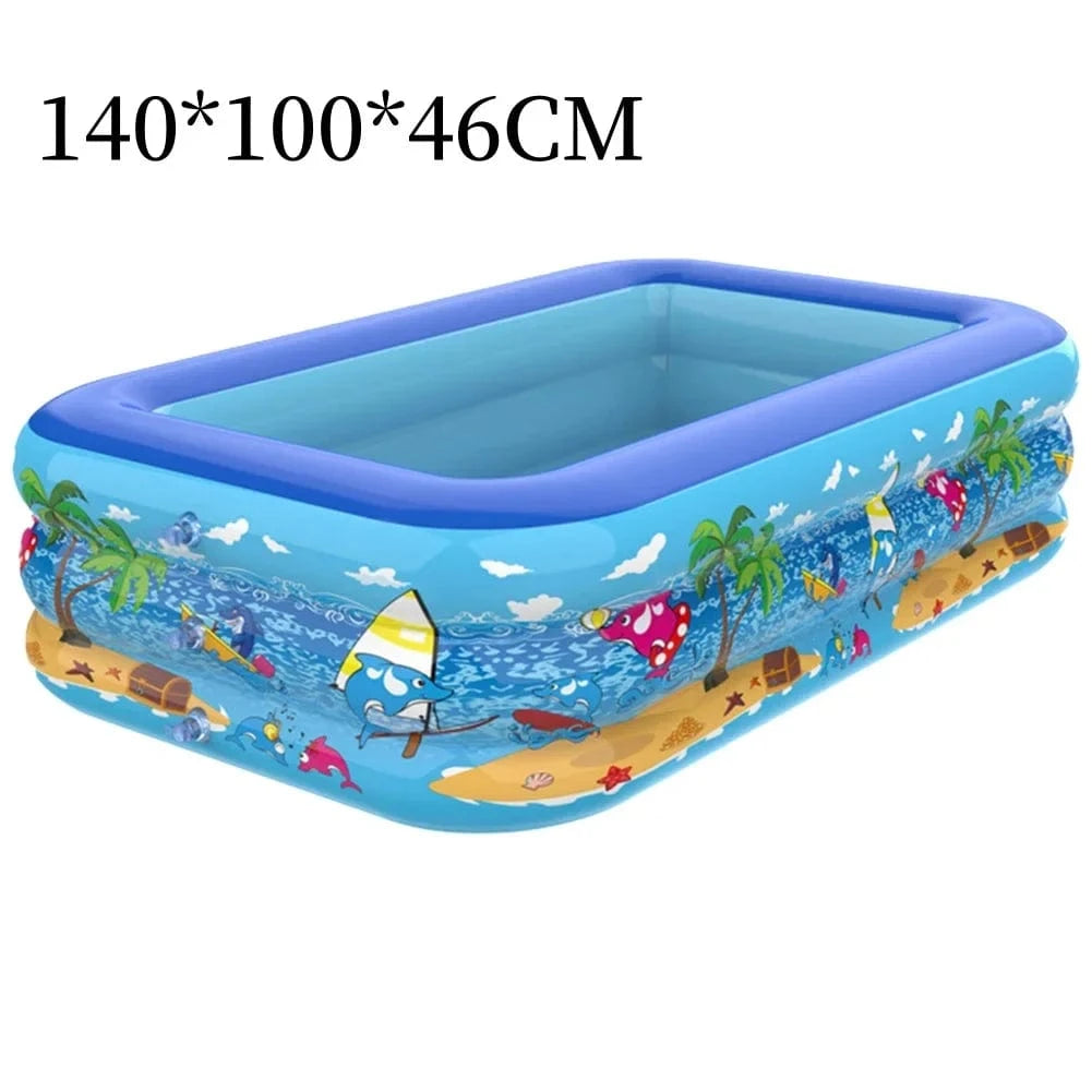 Cadeau showroom piscine gonflable 140X100X46CM Piscine gonflable en PVC 140 X 100 X 46CM