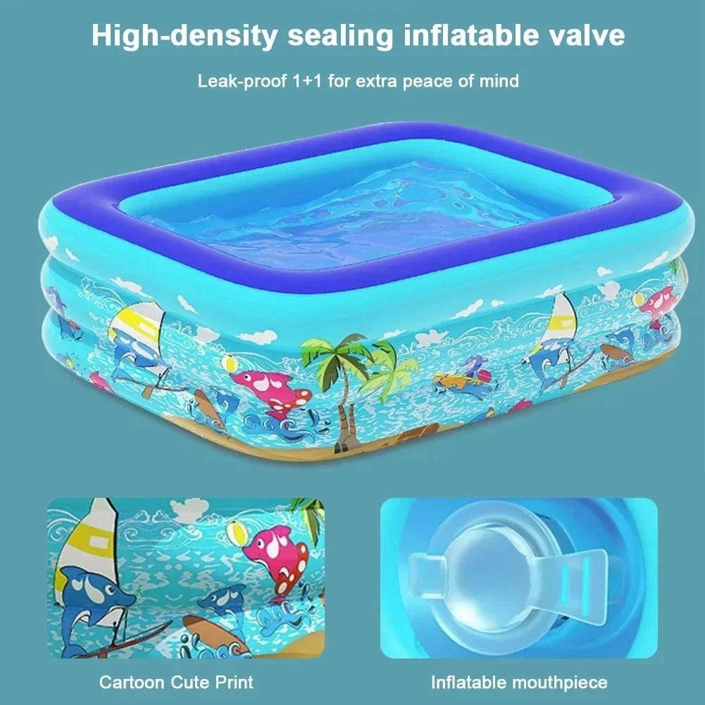 Cadeau showroom piscine gonflable 178X127X50CM Piscine gonflable en PVC 178 X 127 X 50CM