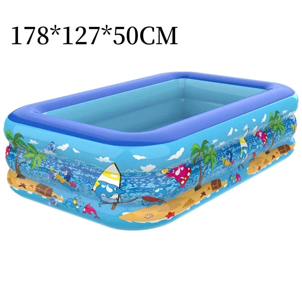 Cadeau showroom piscine gonflable 178X127X50CM Piscine gonflable en PVC 178 X 127 X 50CM