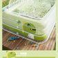 Cadeau showroom piscine gonflable 2.1M avec auvent Grande piscine gonflable de 2,1 M avec auvent