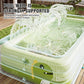 Cadeau showroom piscine gonflable 2.1M avec auvent Grande piscine gonflable de 2,1 M avec auvent