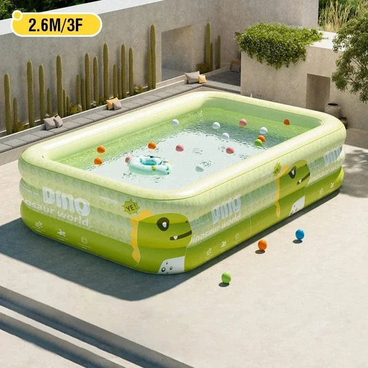 Cadeau showroom piscine gonflable 2.6M / Piscine simple Grande piscine gonflable de 2,6m