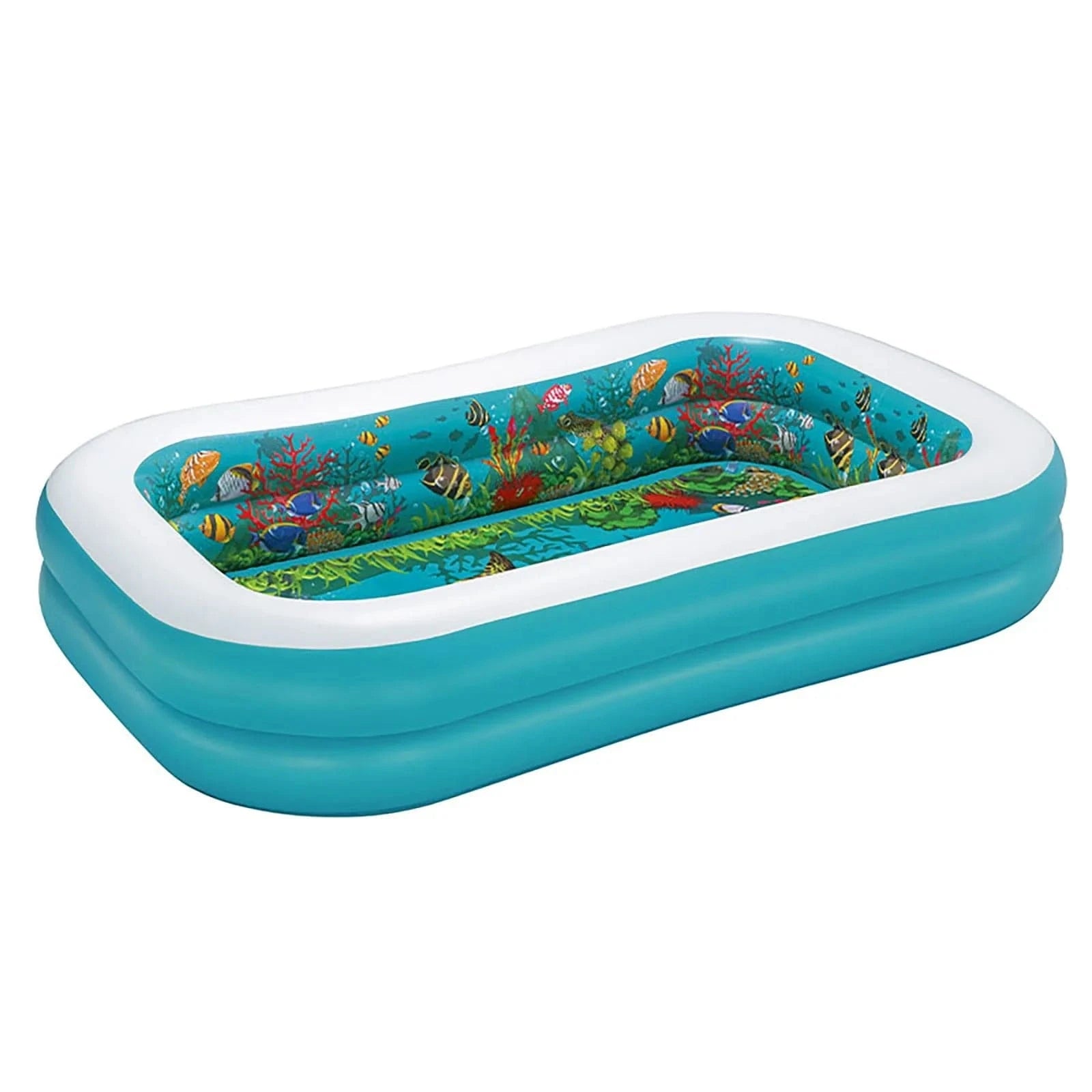 Cadeau showroom piscine gonflable Bleu Piscine gonflable rectangulaire familiale